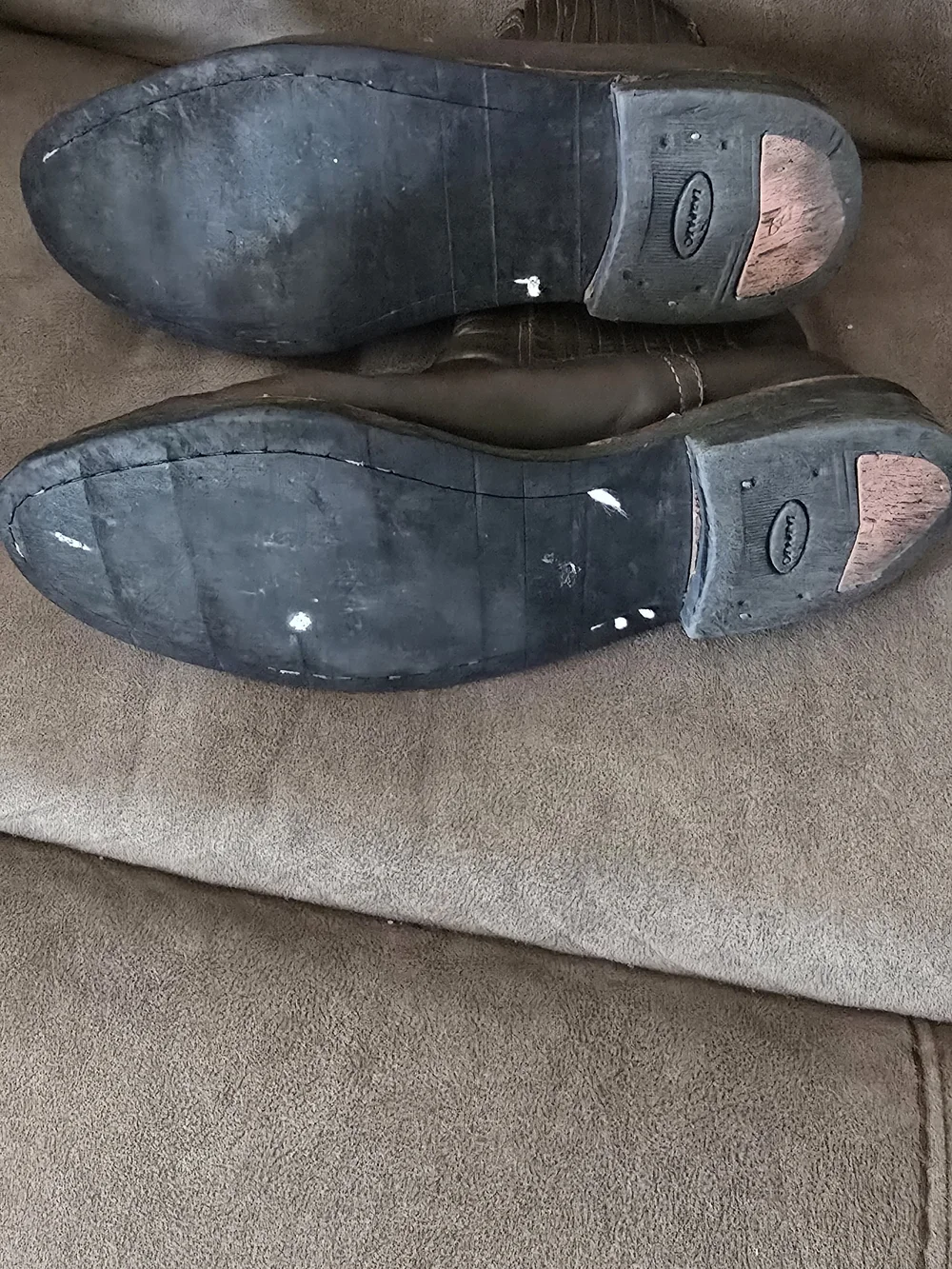 Authentic Mexican made Men's Brown Leather Chukka Boots with Elastic Side Panels